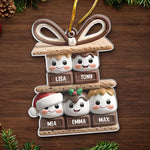 Christmas Is Best With Those You Love - Family Personalized Custom Ornament - Acrylic Custom Shaped - Christmas Gift For Family Members