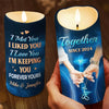 I'm Keeping You Forever Yours - Couple Personalized Custom LED Candle - Christmas Gift For Husband Wife, Anniversary
