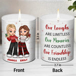 Custom Name Christmas Best Friend Gifts for Women - Personalized Scented Candle