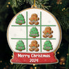 Our Family Is A Circle Of Strength And Love - Family Personalized Custom Ornament - Acrylic Custom Shaped - Christmas Gift For Family Members