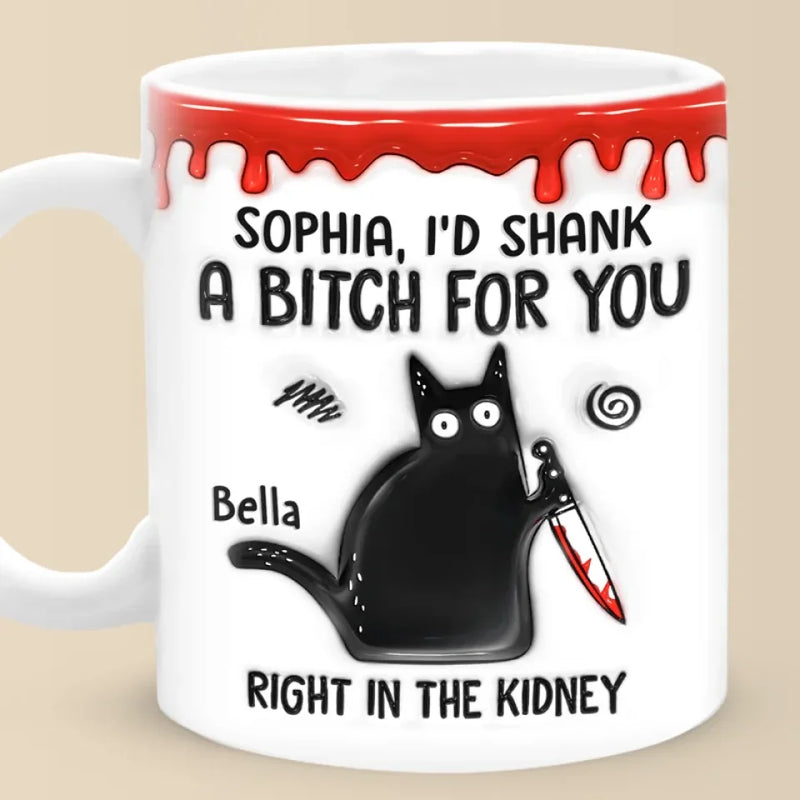 Savor The Moments, Share Smiles - Friend Personalized Custom 3D Inflated Effect Printed Mug - Christmas Gift For Best Friends, Sisters, Family Members, Coworkers