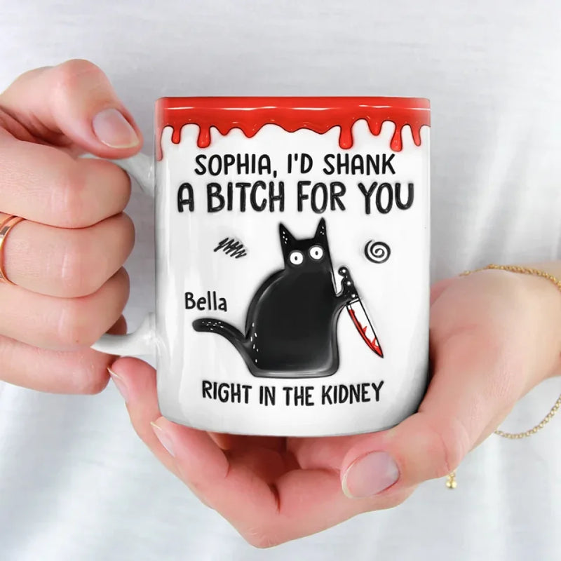 Savor The Moments, Share Smiles - Friend Personalized Custom 3D Inflated Effect Printed Mug - Christmas Gift For Best Friends, Sisters, Family Members, Coworkers