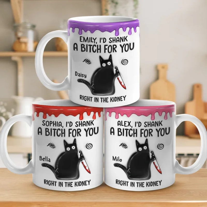 Savor The Moments, Share Smiles - Friend Personalized Custom 3D Inflated Effect Printed Mug - Christmas Gift For Best Friends, Sisters, Family Members, Coworkers