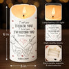 I Promise To Hold You Close, Now And Forever - Couple Personalized Custom 3D Inflated Effect Printed LED Candle -  Christmas Gift For Husband Wife, Anniversary