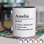 I Want To Be A Nice Person - Family Personalized Custom Accent Mug - Christmas Gift For Husband Wife, Family Members