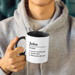 I Want To Be A Nice Person - Family Personalized Custom Accent Mug - Christmas Gift For Husband Wife, Family Members