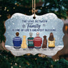 La magie de Noël est dans l'air - Décoration familiale personnalisée - Bois en forme de Benelux - Cadeau de Noël pour les membres de la famille, les propriétaires d'animaux et les amoureux des animaux