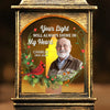 Custom Photo Loved Always, Remembered Forever - Memorial Personalized Custom Christmas Wind Lamp - Sympathy Gift, Christmas Gift For Family Members