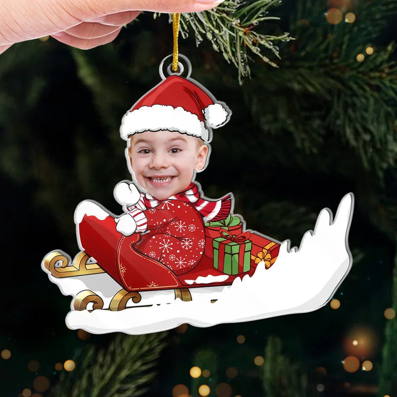 Custom Photo Kids Make The Holiday Season Unforgettable - Family Personalized Custom Ornament - Acrylic Custom Shaped - Christmas Gift For Kids