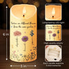 The Earth Laughs In Flowers - Bestie Personalized Custom LED Candle - Christmas Gift For Best Friends, BFF, Sisters