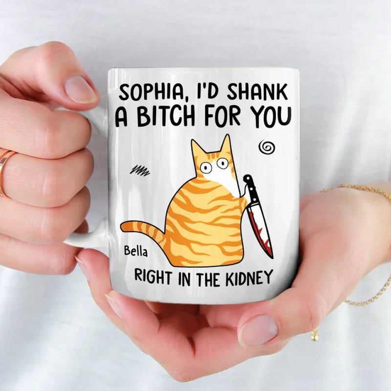 Laughing With You Is My Favorite Thing - Friend Personalized Custom Mug - Gift For Best Friends, Sisters, Family Members, Coworkers