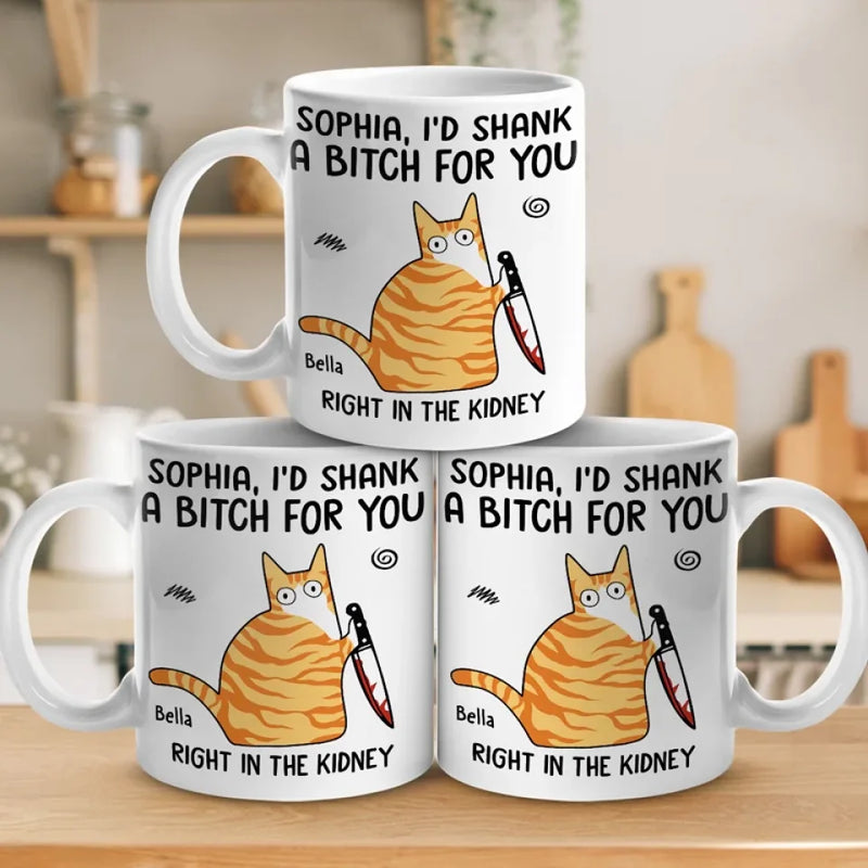 Laughing With You Is My Favorite Thing - Friend Personalized Custom Mug - Gift For Best Friends, Sisters, Family Members, Coworkers