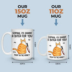 Laughing With You Is My Favorite Thing - Friend Personalized Custom Mug - Gift For Best Friends, Sisters, Family Members, Coworkers