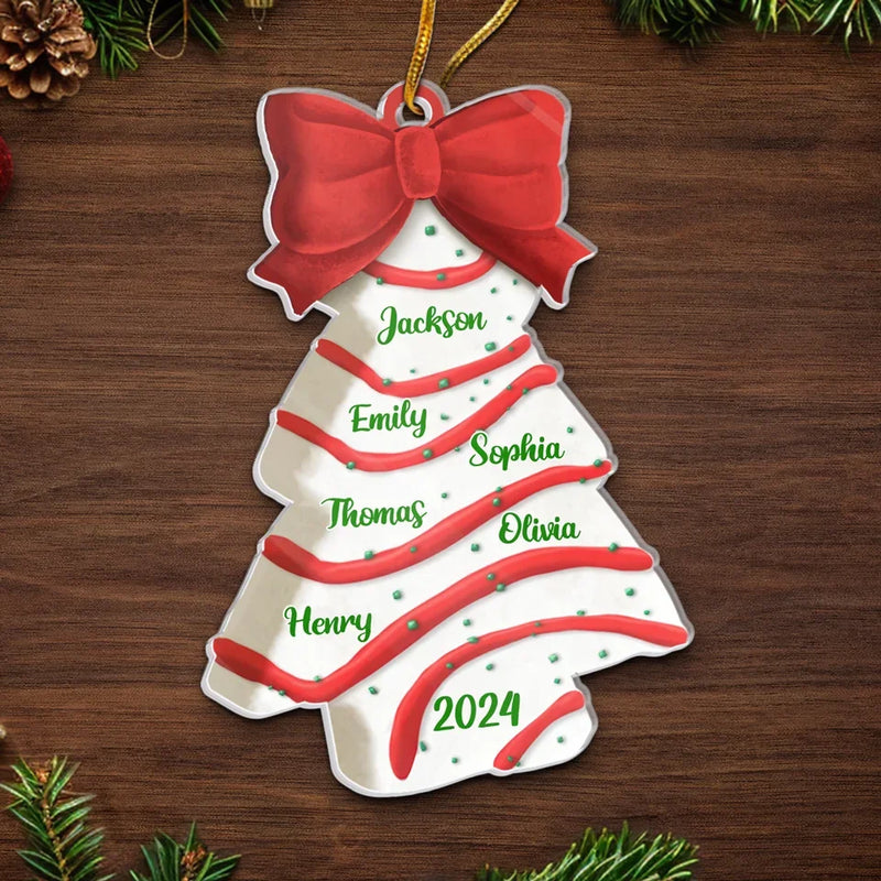 Every Family Has A Story And We Are Writing Ours - Family Personalized Custom Ornament - Acrylic Custom Shaped - New Arrival, Christmas Gift For Family Members  AMZ
