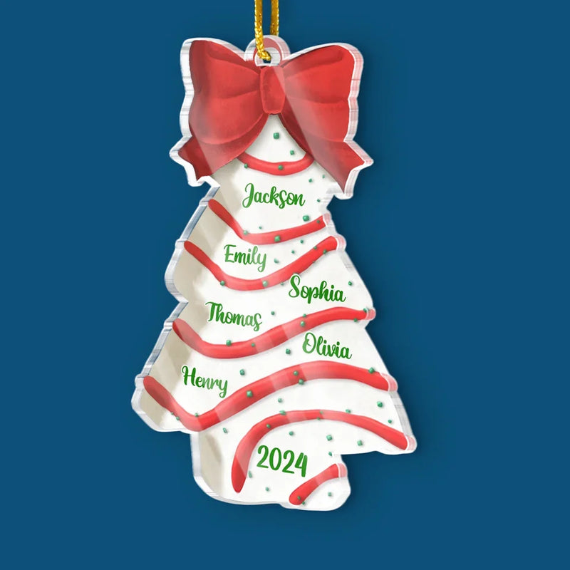 Every Family Has A Story And We Are Writing Ours - Family Personalized Custom Ornament - Acrylic Custom Shaped - New Arrival, Christmas Gift For Family Members  AMZ