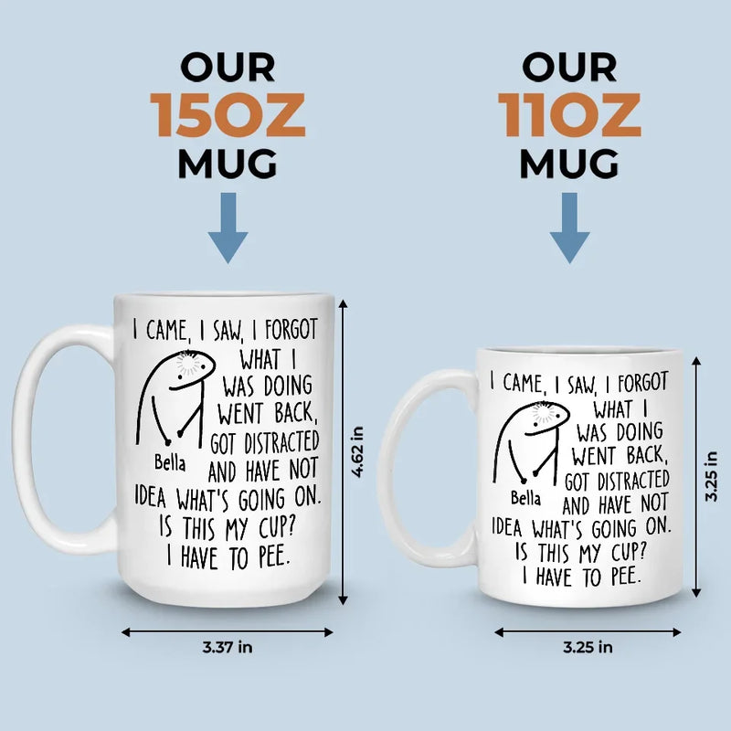 Forgetting Stuff Is My Cardio - Friend Personalized Custom Mug - Christmas Gift, Birthday Gift For Best Friends, Family Members, Coworkers, Yourself