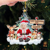 Custom Photo Under The Mistletoe With My Little Bundle Of Joy - Family Personalized Custom Ornament - Acrylic Custom Shaped - New Arrival, Christmas Gift For Baby Kids, Newborn Baby, First Christmas AMZ