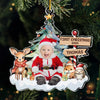 Custom Photo Under The Mistletoe With My Little Bundle Of Joy - Family Personalized Custom Ornament - Acrylic Custom Shaped - New Arrival, Christmas Gift For Baby Kids, Newborn Baby, First Christmas AMZ