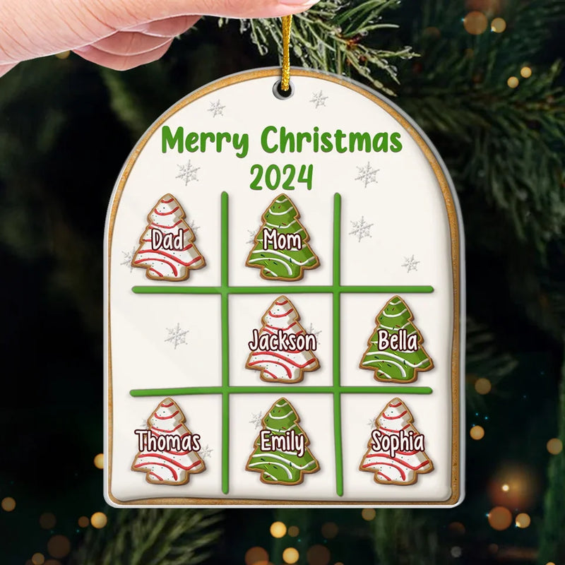 Christmas Is The Day That Holds All Time Together - Family Personalized Custom Ornament - Acrylic Custom Shaped - Christmas Gift For Family Members