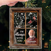 Custom Photo Your Love Lives On In Our Hearts - Memorial Personalized Custom Ornament - Acrylic Custom Shaped - Sympathy Gift, Christmas Gift For Family Members