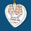 With You, Growing Old Feels Like A Blessing - Couple Personalized Custom 3D Inflated Effect Printed Ornament - Acrylic Custom Shaped - Christmas Gift For Husband Wife, Anniversary
