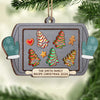 The Family Recipe Christmas - Family Personalized Custom Ornament - Wood Custom Shaped - Christmas Gift For Family Members