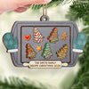 The Family Recipe Christmas - Family Personalized Custom Ornament - Wood Custom Shaped - Christmas Gift For Family Members