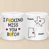 Cherishing Moments With Besties This Holiday - Bestie Personalized Custom Mug - Christmas Gift For Best Friends, BFF, Sisters