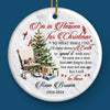 You Are Deeply Missed - Memorial Personalized Custom Ornament - Ceramic Round Shaped - Sympathy Gift, Christmas Gift For Family Members