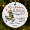 You Are Deeply Missed - Memorial Personalized Custom Ornament - Ceramic Round Shaped - Sympathy Gift, Christmas Gift For Family Members