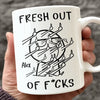 Fresh Out Of Cares And Still Slaying The Day - Friend Personalized Custom Mug - Christmas Gift, Birthday Gift For Best Friends, Family Members, Coworkers, Yourself