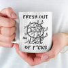 Fresh Out Of Cares And Still Slaying The Day - Friend Personalized Custom Mug - Christmas Gift, Birthday Gift For Best Friends, Family Members, Coworkers, Yourself