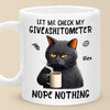 My Spirit Animal Is A Grumpy Cat - Friend Personalized Custom Mug - Christmas Gift, Birthday Gift For Best Friends, Family Members, Coworkers, Yourself