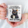 My Spirit Animal Is A Grumpy Cat - Friend Personalized Custom Mug - Christmas Gift, Birthday Gift For Best Friends, Family Members, Coworkers, Yourself