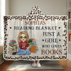 Lost In A Good Book - Personalized Custom Snuggle Blanket, Hoodie Blanket - Christmas Gift For Book Lovers