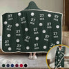 Chase The Win - Personalized Custom Snuggle Blanket, Hoodie Blanket - Christmas Gift For Sport Lovers, Sport Players