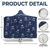Find Your Fire - Personalized Custom Snuggle Blanket, Hoodie Blanket - Christmas Gift For Sport Lovers, Sport Players