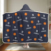Rise And Grind - Personalized Custom Snuggle Blanket, Hoodie Blanket - Christmas Gift For Sport Lovers, Sport Players