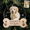 Custom Photo My Lovely Fur Baby - Dog & Cat Personalized Custom Ornament - Acrylic Custom Shaped - Christmas Gift For Pet Owners, Pet Lovers, First Christmas