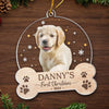 Custom Photo My Lovely Fur Baby - Dog & Cat Personalized Custom Ornament - Acrylic Custom Shaped - Christmas Gift For Pet Owners, Pet Lovers, First Christmas