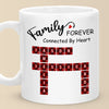 Journée de plaisir en famille - Tasse personnalisée pour la famille - Cadeau de Noël pour les membres de la famille