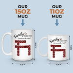 Family Fun Day - Family Personalized Custom Mug - Christmas Gift For Family Members