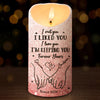 I Want To Hold Your Hand Through Every Storm - Couple Personalized Custom LED Candle - Christmas Gift For Husband Wife, Anniversary