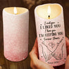 I Want To Hold Your Hand Through Every Storm - Couple Personalized Custom LED Candle - Christmas Gift For Husband Wife, Anniversary