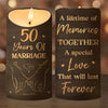 Fingers Entwined, Hearts Aligned - Couple Personalized Custom LED Candle - Christmas Gift For Husband Wife, Anniversary