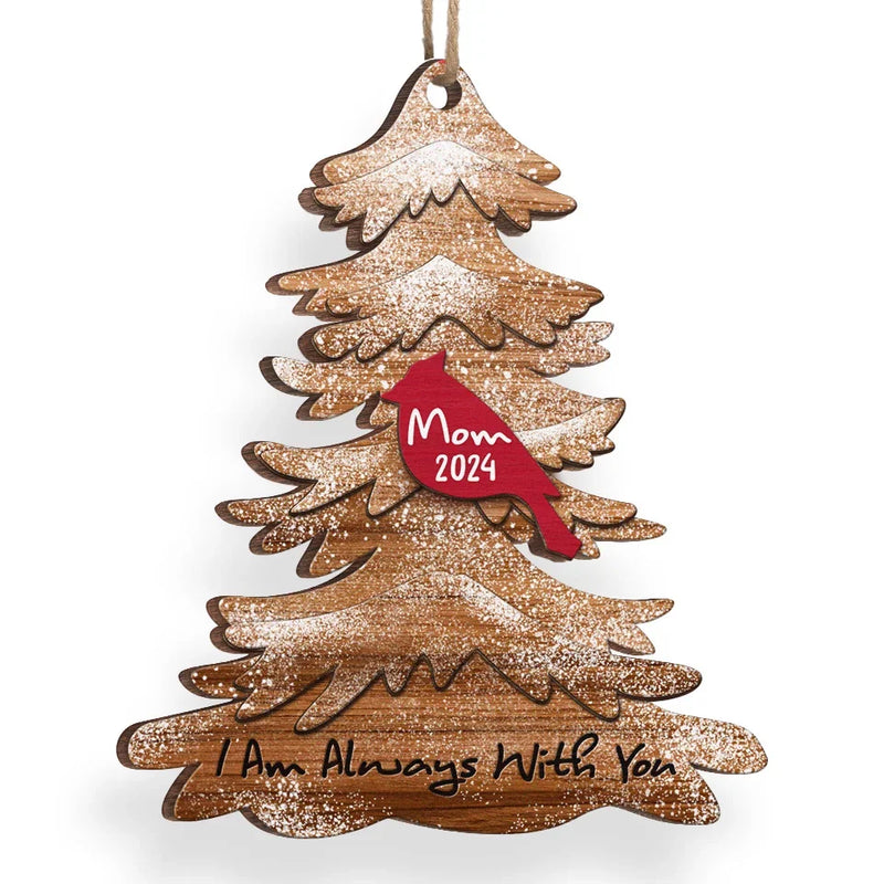 Your Memory Is Forever Etched In Our Hearts - Memorial Personalized Custom Ornament - Wood Custom Shaped - Sympathy Gift, Christmas Gift For Family Members