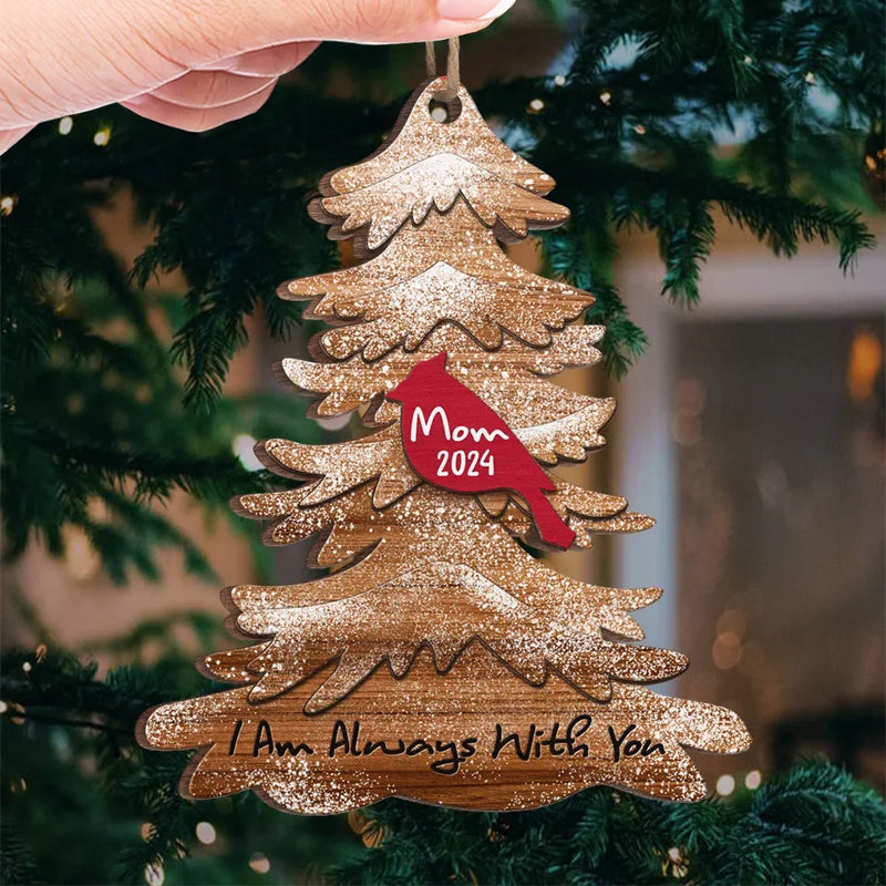 Your Memory Is Forever Etched In Our Hearts - Memorial Personalized Custom Ornament - Wood Custom Shaped - Sympathy Gift, Christmas Gift For Family Members