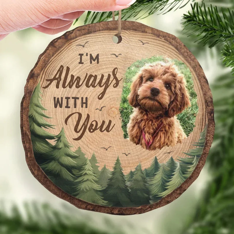 Custom Photo Until The Day We Meet Again On The Rainbow Bridge - Memorial Personalized Custom Ornament - Wood Custom Shaped - Sympathy Gift, Christmas Gift For Pet Owners, Pet Lovers