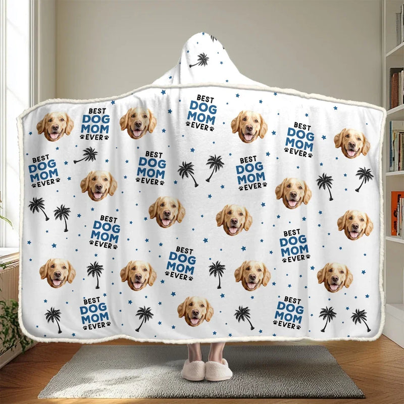 Custom Photo Happiness Is Having Furry Friends - Dog & Cat Personalized Custom Snuggle Blanket, Hoodie Blanket - Christmas Gift For Pet Owners, Pet Lovers