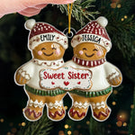 Holiday Cheer Is Better When Shared - Bestie Personalized Custom Ornament - Acrylic Custom Shaped - Christmas Gift For Best Friends, BFF, Sisters